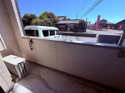 ビオス筑後のバルコニー