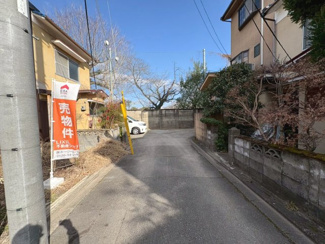 【前面道路含む現地写真】 | 右京区太秦安井車道町　建築条件なし