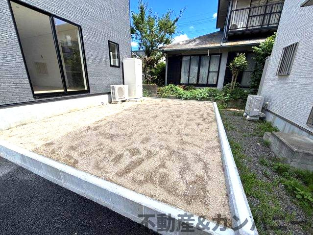 クレイドルガーデン東温市南方第2-1号棟　東温市南方の新築戸建の庭|簡単な家庭菜園も楽しめるお庭です