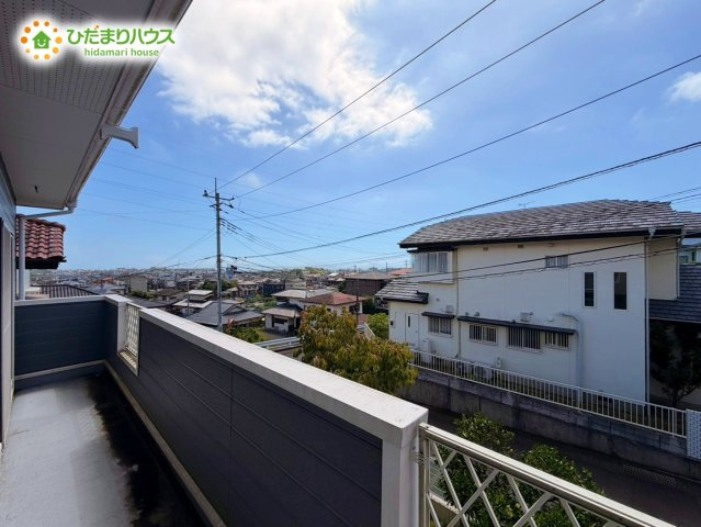 日立市大沼町3丁目　中古戸建のバルコニー|バルコニーはあなただけの花火会場。バルコニーから海も一望できます！