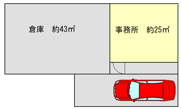 堺市中区八田南之町　貸倉庫[物件番号：964603] の間取り