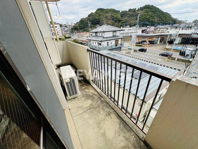 ハイツ河浪のバルコニー