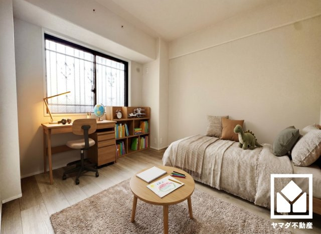 朝日プラザ伏見東の子供部屋|※本画像は空室時の写真に、家具・小物等をCG合成したイメージです。
実際の仕様とは異なる場合がございます。