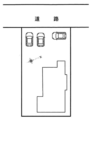 【区画図】 | 加須市鴻茎　中古住宅
