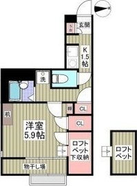 【間取り】 | ベガ1(ベガワン)