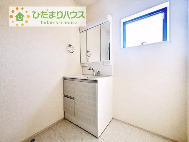 【独立洗面台】 | かすみがうら市下稲吉2期　新築戸建　8号棟 | シンプルで使い勝手の良い独立洗面台！
