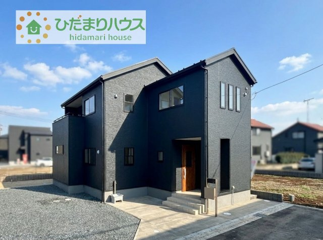 【外観】 | かすみがうら市下稲吉2期　新築戸建　8号棟 | スタイリッシュな外観です(^^)/