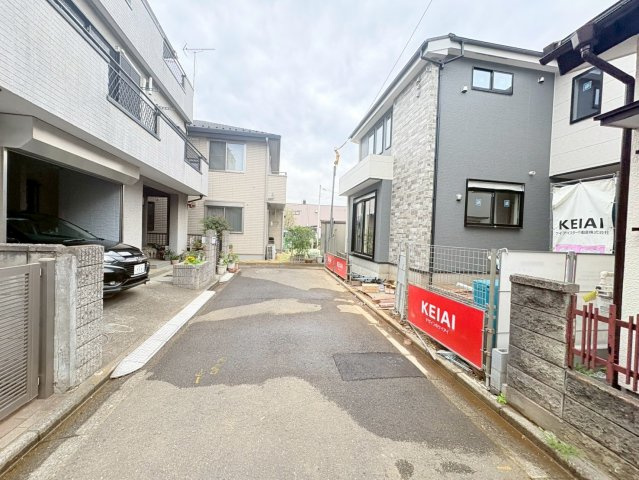 川越市旭町2丁目　新築分譲　東武東上線『川越駅』徒歩19分　【大塚小学区】の前面道路含む現地写真