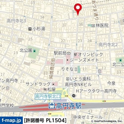 ＡＲＴＥＳＳＩＭＯ　ＰＡＣＥの地図
