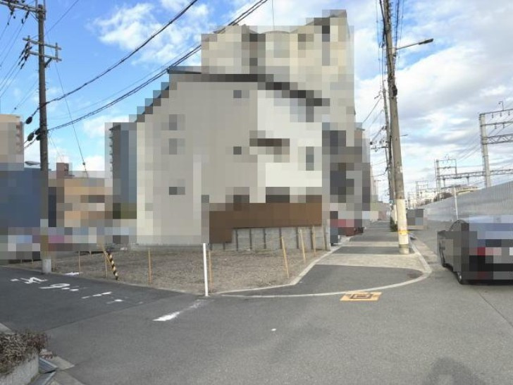 東淀川東中島　新築戸建用土地の外観