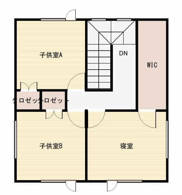 昭和中央５丁目　売家の間取り|◎2F間取り　4LDKで家族の動線を計算しつくした使いやすい空間設計。適材適所の収納で生活動線を確保。