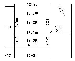 昭和中央５丁目　売家の区画図|幅員8ｍの公道に14.3ｍ接しています。理想を叶える3つの条件。①立地　毎日のお買い物に便利な立地。②住環境　健やかに育つ穏やかな街並み。子育て世帯にも安心。③建物の魅力　令和元年築・すぐ住める美邸　