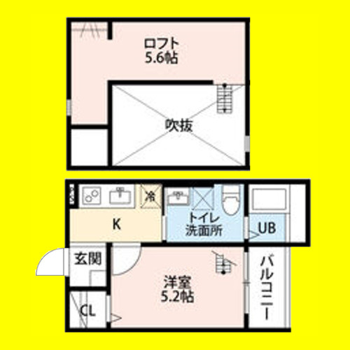 ブランフィーユ　名古屋市賃貸　仲介手数料無料の間取り