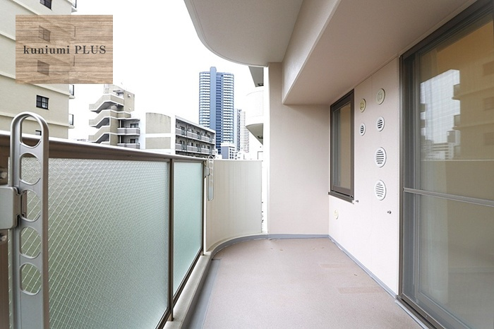 リバーガーデン福島木漏れ日の丘AB棟のバルコニー