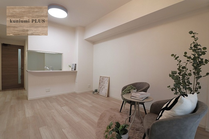 リバーガーデン福島木漏れ日の丘AB棟の居間・リビング