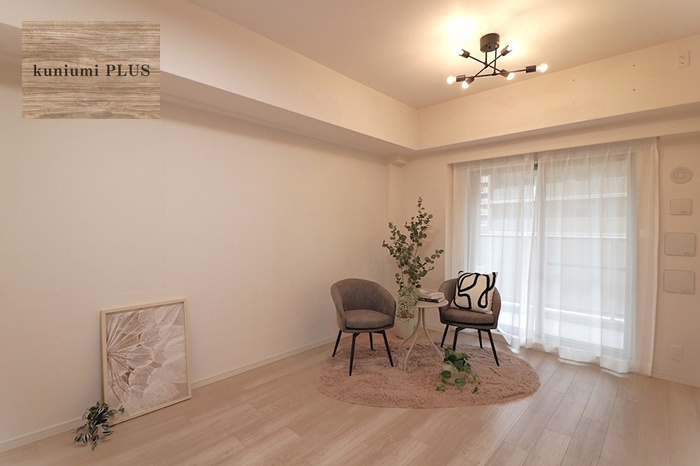 リバーガーデン福島木漏れ日の丘AB棟の居間・リビング