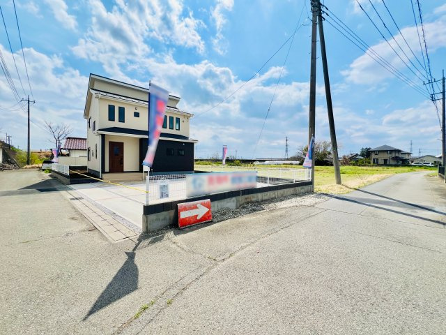 前橋小屋原の前面道路含む現地写真|車の通りも少なく駐車も楽々♪