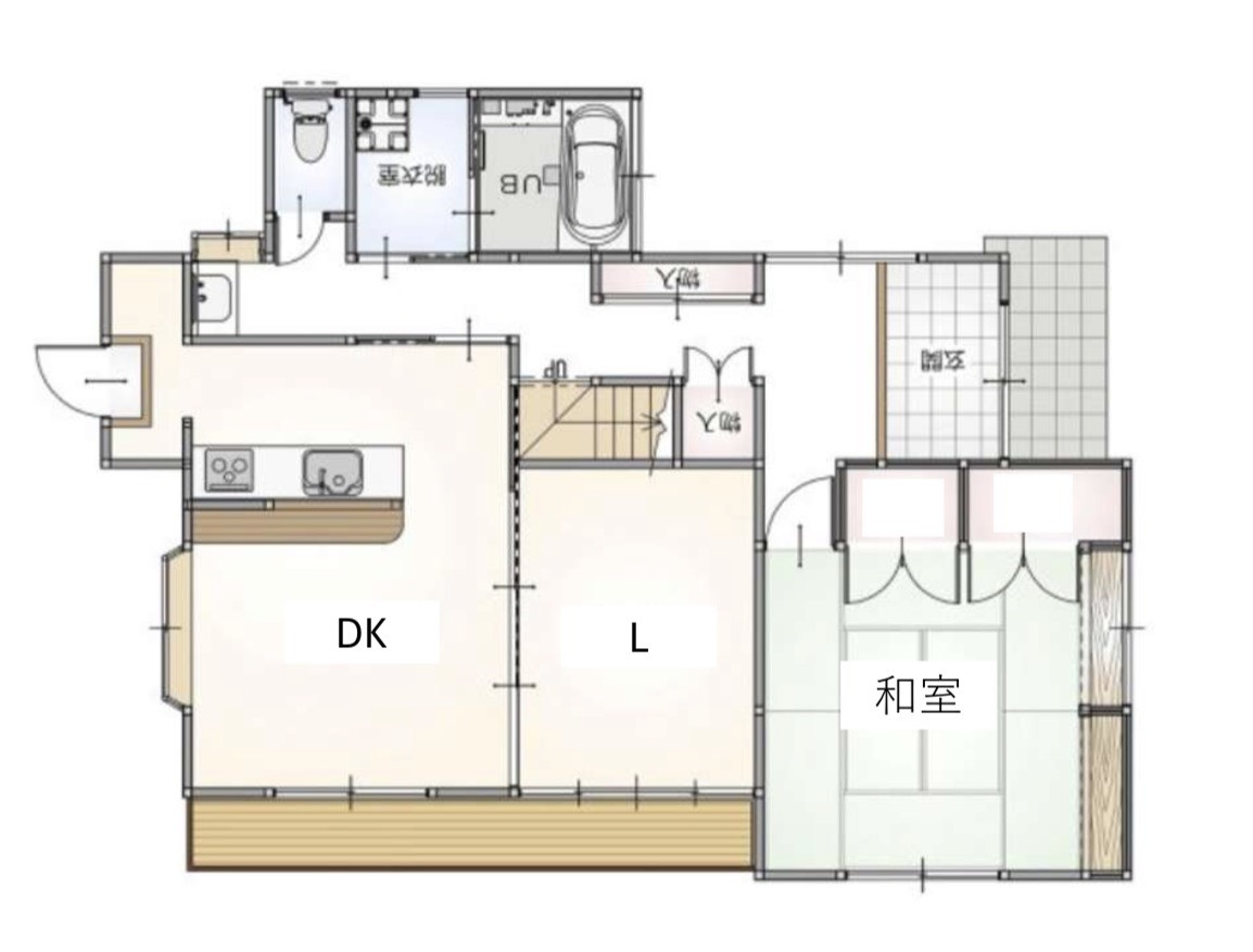若葉台北　中古戸建の間取り|1F