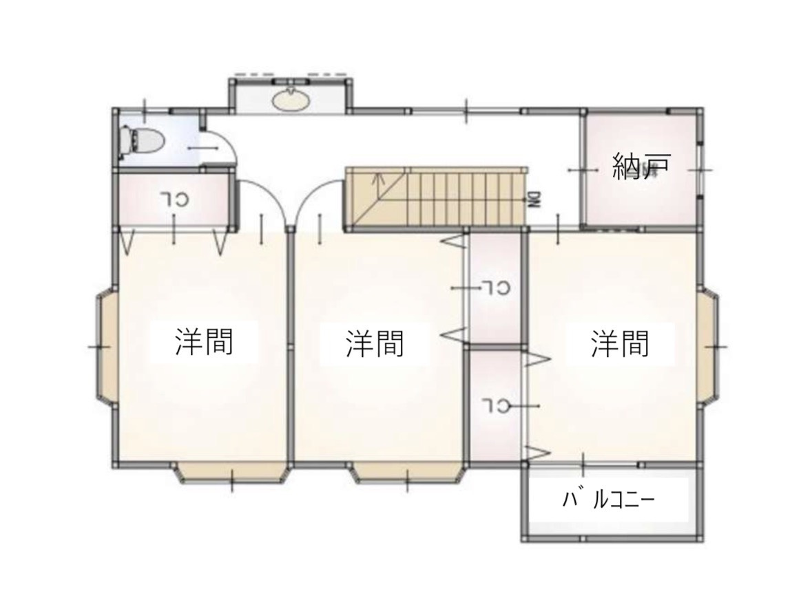 若葉台北　中古戸建の間取り|2F