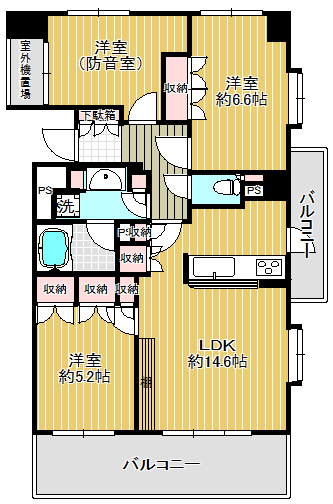 【間取り】 | 品川戸越パークホームズ
