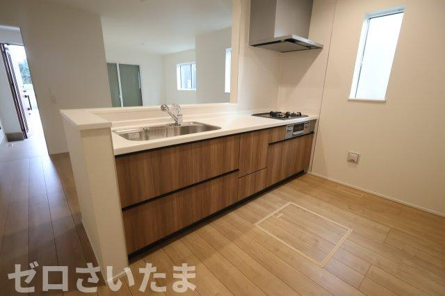 《仲介手数料無料》上尾市大字瓦葺2124新築一戸建てリナージュのキッチン