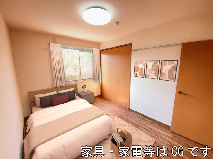 ヴィラクレスト B棟の居間・リビング