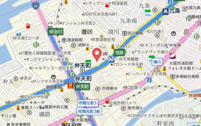 【地図】 | ジュネーゼみなと弁天町