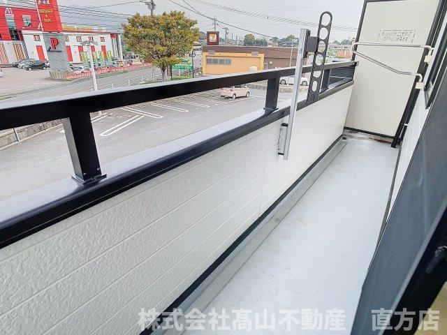 トレゾール野面のバルコニー