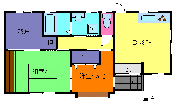 魚崎中町一戸建の間取り
