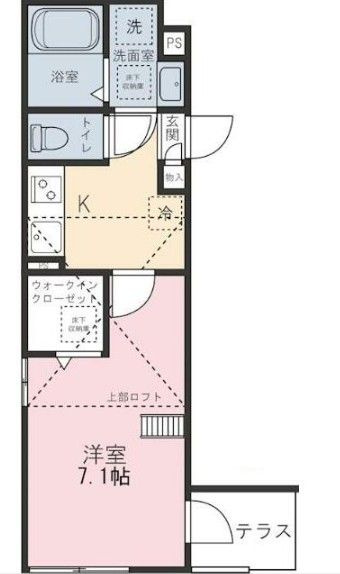 ＳＴＡＣＫ南田中の間取り|間取りです。