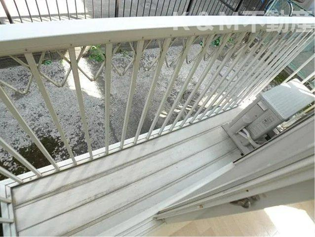 アフタヌーンクロダPartIIのバルコニー|陽当たり良好なバルコニーです