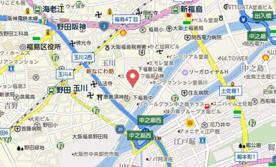 【地図】 | TOYOTOMI STAY Premium中之島