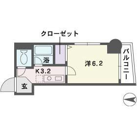 新品家具付きマンション大橋12(KaGood福岡)の間取り|間取りは現況を優先いたします。