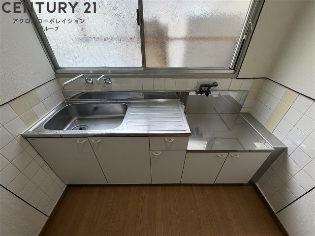 コンパクトなキッチンなので、掃除が簡単です！