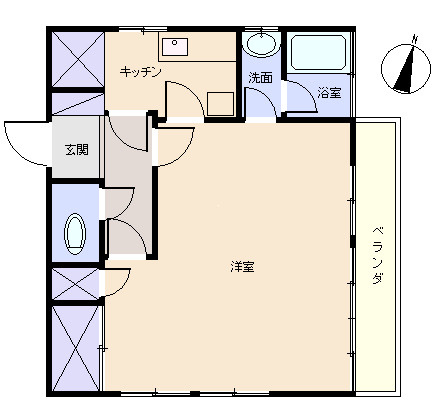 伊東市静海荘　賃貸住宅の間取り