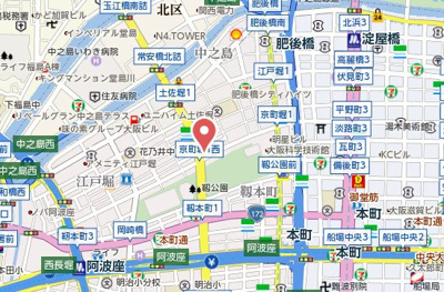 【地図】 | リーガル靭公園北