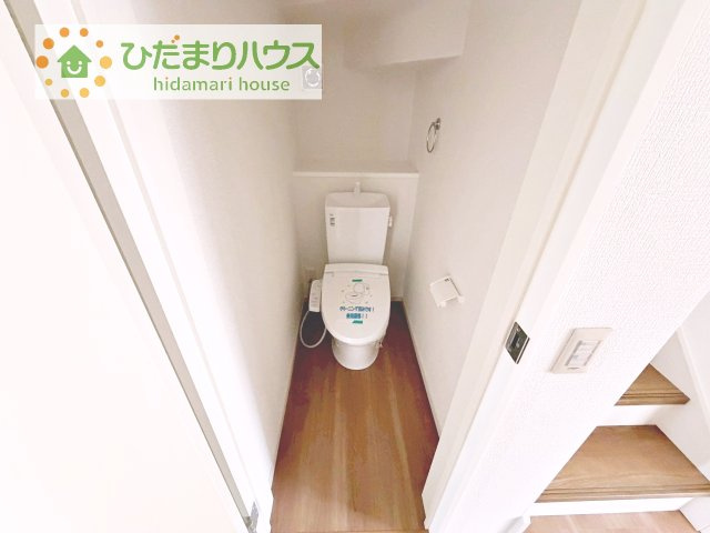 【トイレ】 | 土浦市木田余1期　新築戸建　4号棟 | 白を基調としたトイレは、インテリア次第でどんな空間になるかワクワクしますね♪