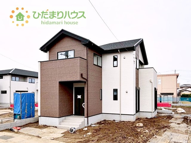 【外観】 | 土浦市木田余1期　新築戸建　4号棟 | たっぷりの陽光と心地よい風が舞い込む住まい♪