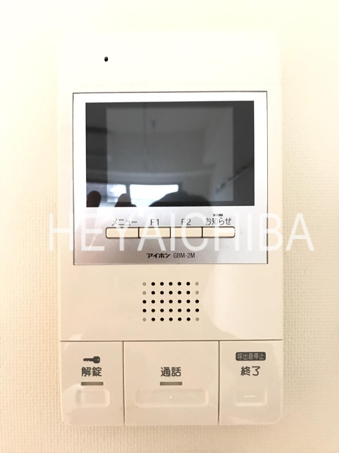 ライジングプレイス浅草イーストのセキュリティ|モニター付きインターフォン
