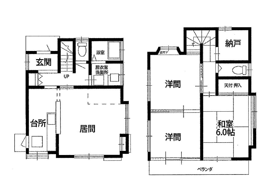 綾瀬市寺尾台　中古戸建　全１棟の間取り