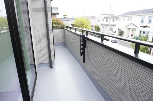 草加市清門3丁目 新築分譲住宅 全3棟 C号棟のバルコニー