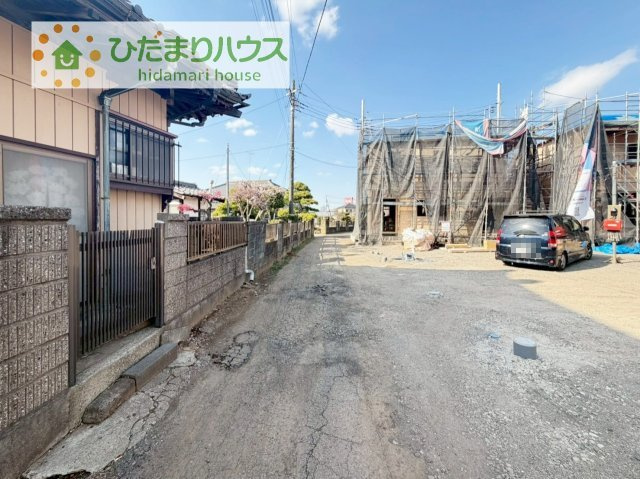 【前面道路含む現地写真】 | つくばみらい市小絹第4　新築戸建　1号棟 | （3/9撮影）