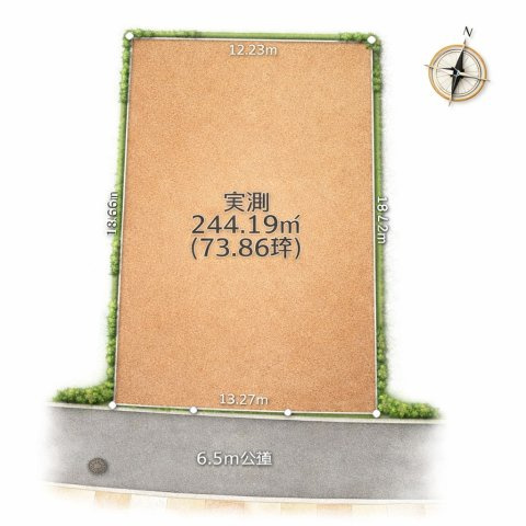 【土地図】 | ◆青葉区黒須田　売地◆