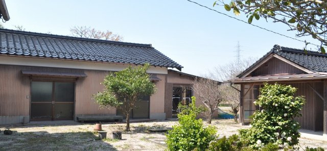 米子市和田町3052-2の外観|車庫/倉庫と倉庫(庇あり)
