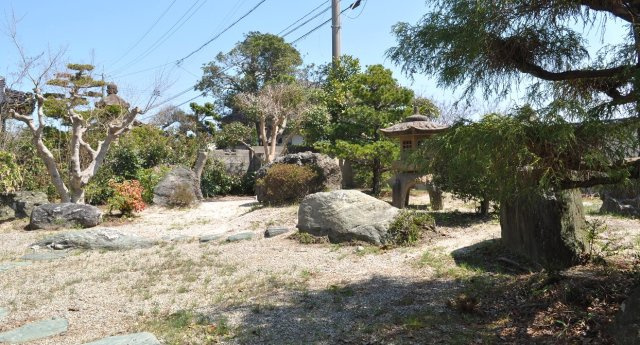 米子市和田町3052-2の庭