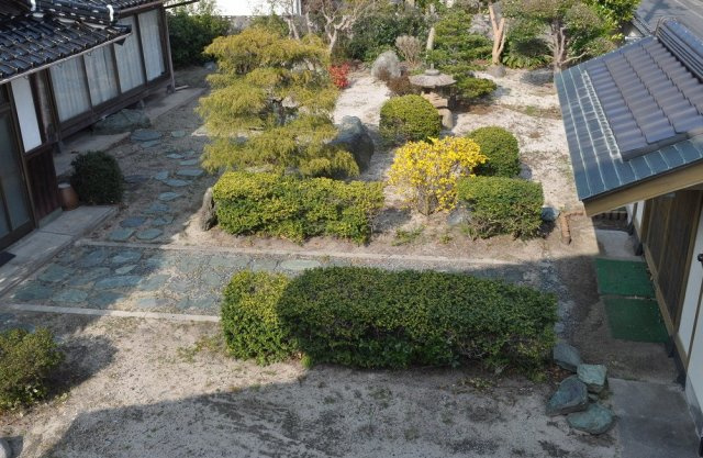 米子市和田町3052-2の庭