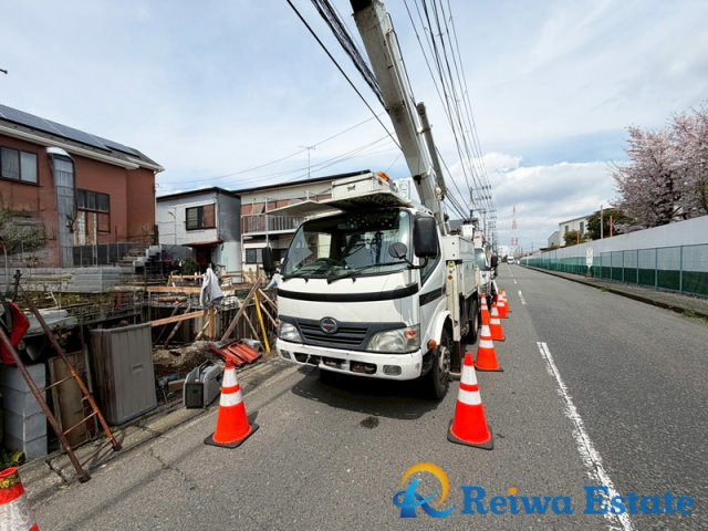 新築戸建　高座郡寒川一之宮6丁目の前面道路含む現地写真