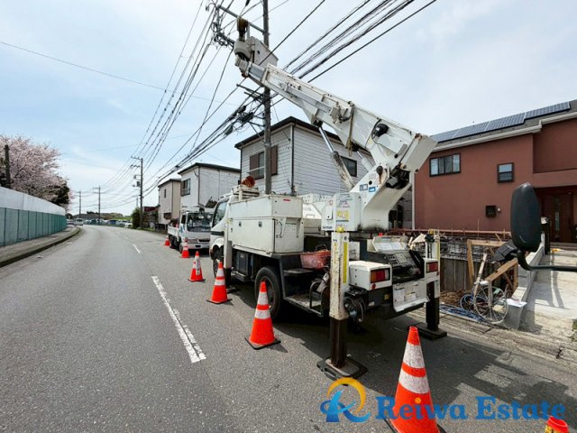 新築戸建　高座郡寒川一之宮6丁目の前面道路含む現地写真