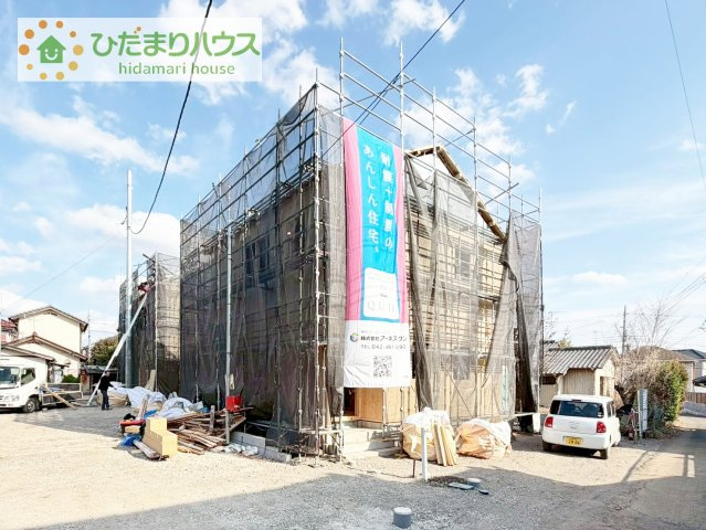 【外観】 | つくばみらい市小絹第4　新築戸建　5号棟 | お客様をお待たせする事は、御座いません！！
当日のご見学は勿論、いつでも見れます☆彡
4月6日撮影
