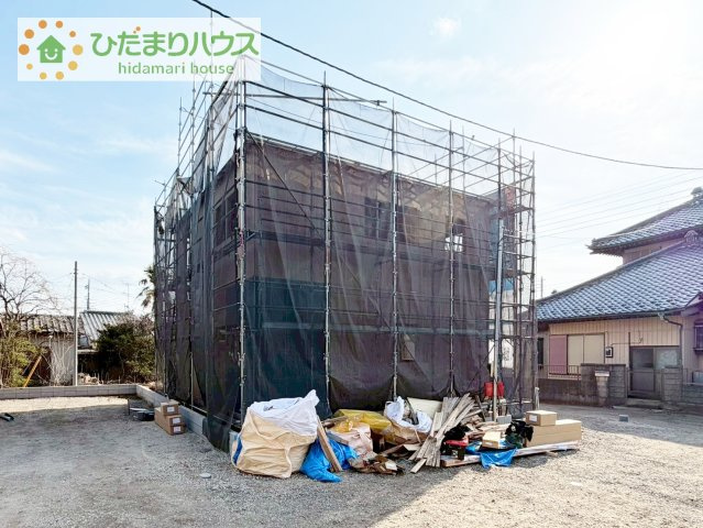 【外観】 | つくばみらい市小絹第4　新築戸建　5号棟 | ☆住まいのことなら・・　ひだまりハウス☆
4月6日撮影